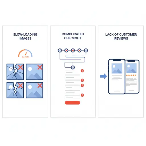 Al momento stai visualizzando 🛠️Errori e-commerce: i 3 sbagli più comuni che bloccano le tue vendite
