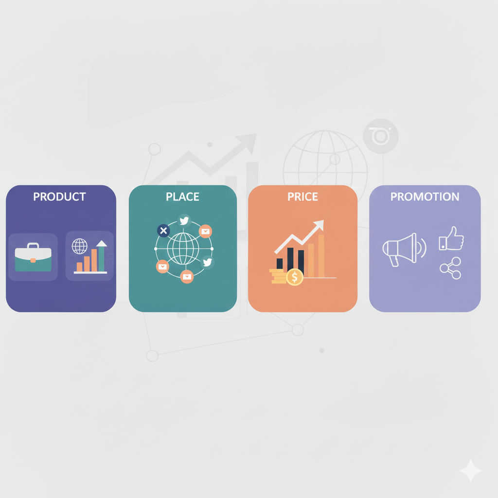 Al momento stai visualizzando Cosa sono le 4P del marketing e come applicarle ai social